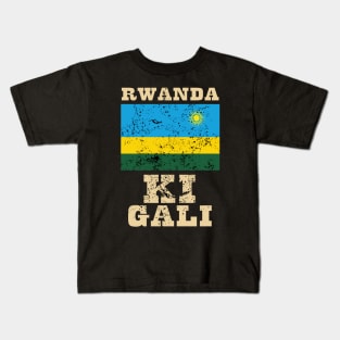 Flag of Rwanda Kids T-Shirt